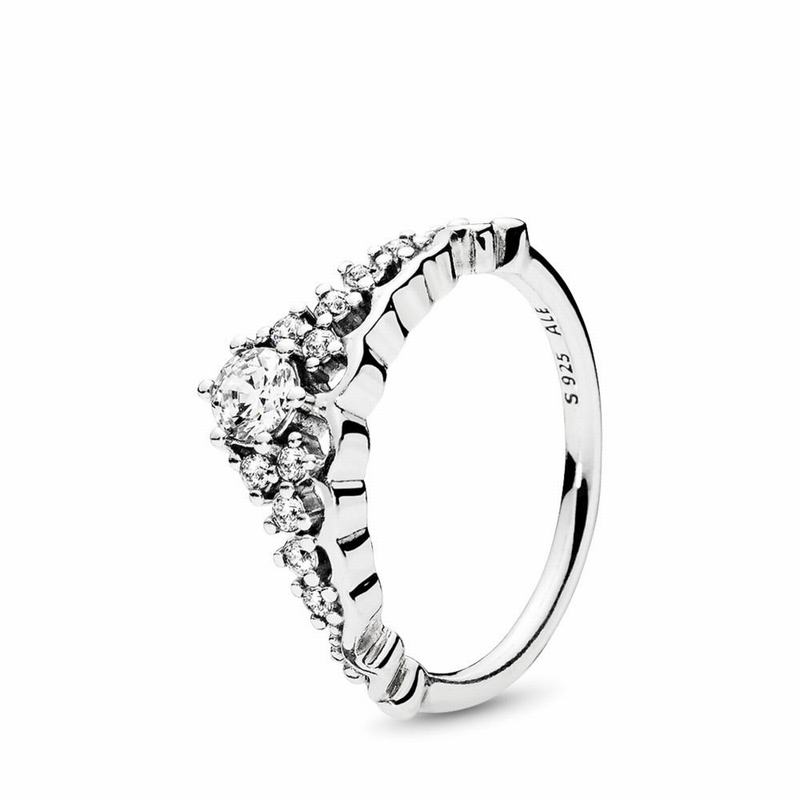Pandora Fairytale Tiara Stackable Ring Silver Egypt DC5182497